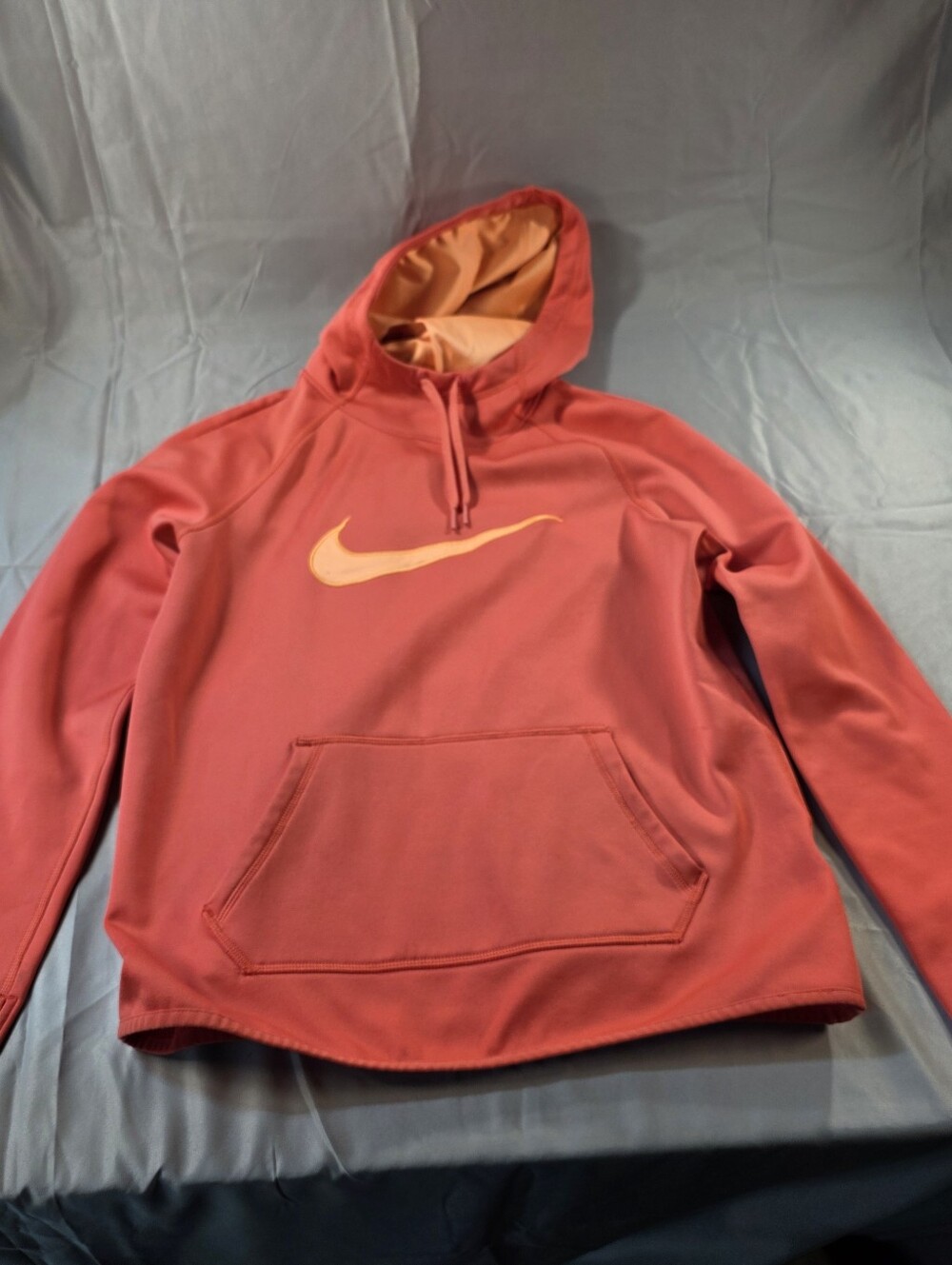 Nike Womens Sunset Organe Hoodie with Orange Swooshns